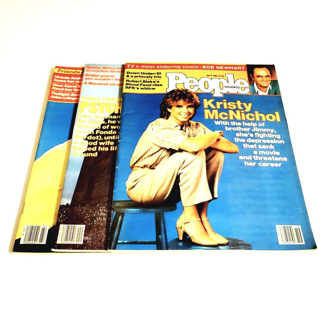 1983 People Magazines 3 Issues Kristy Mcnichol Tony Perkins Covers