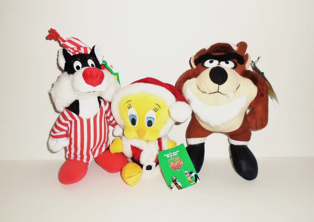 90s Looney Tunes Plush Toys Mcdonalds Christmas Premiums NWT 3PC Etsy