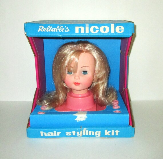 70s Nicole Hairstyling Kit Reliable Toys Doll Manni Head Boxed - Etsy 70s Nicole Hairstyling Kit Reliable Toys Doll Manni Head Boxed - Etsy