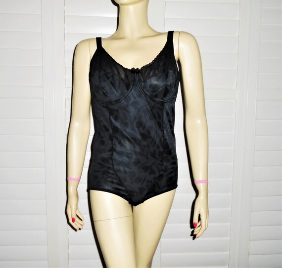Vintage Black Girdle Vanity Fair All in One Girdle