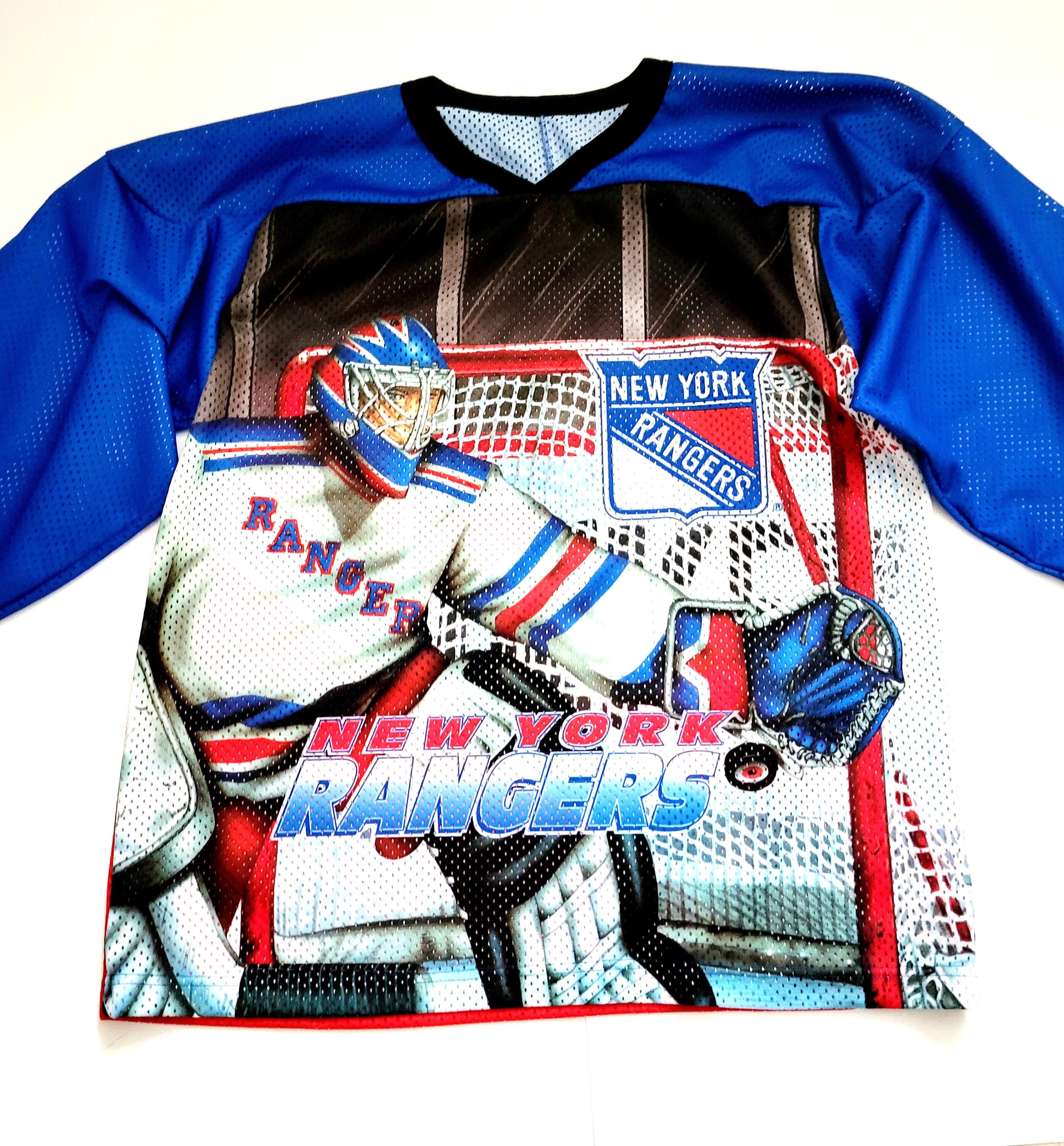 The best selling] New York Rangers NHL Floral All Over Printed 3D