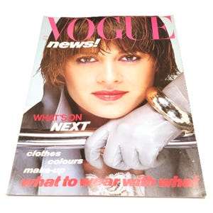 August 1978 Vogue UK Magazine 70s Fashion Shaun Casey Cover