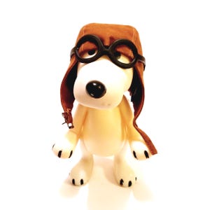 60s Snoopy Figure Vintage Flying Ace Snoopy Celluloid Toy