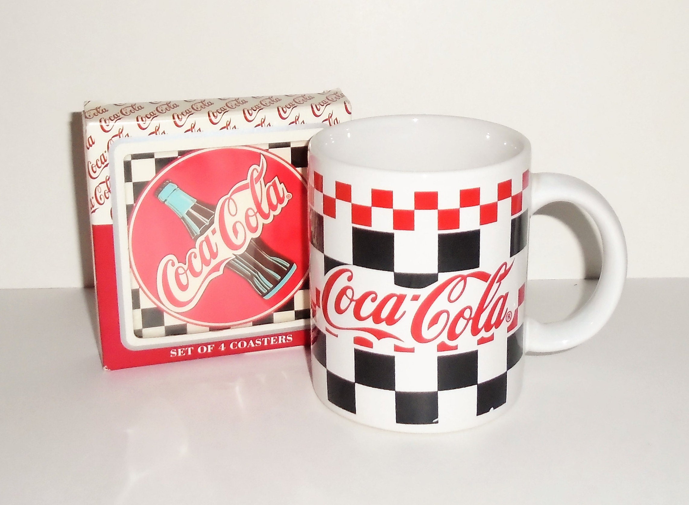 Coca cola mug with handle
