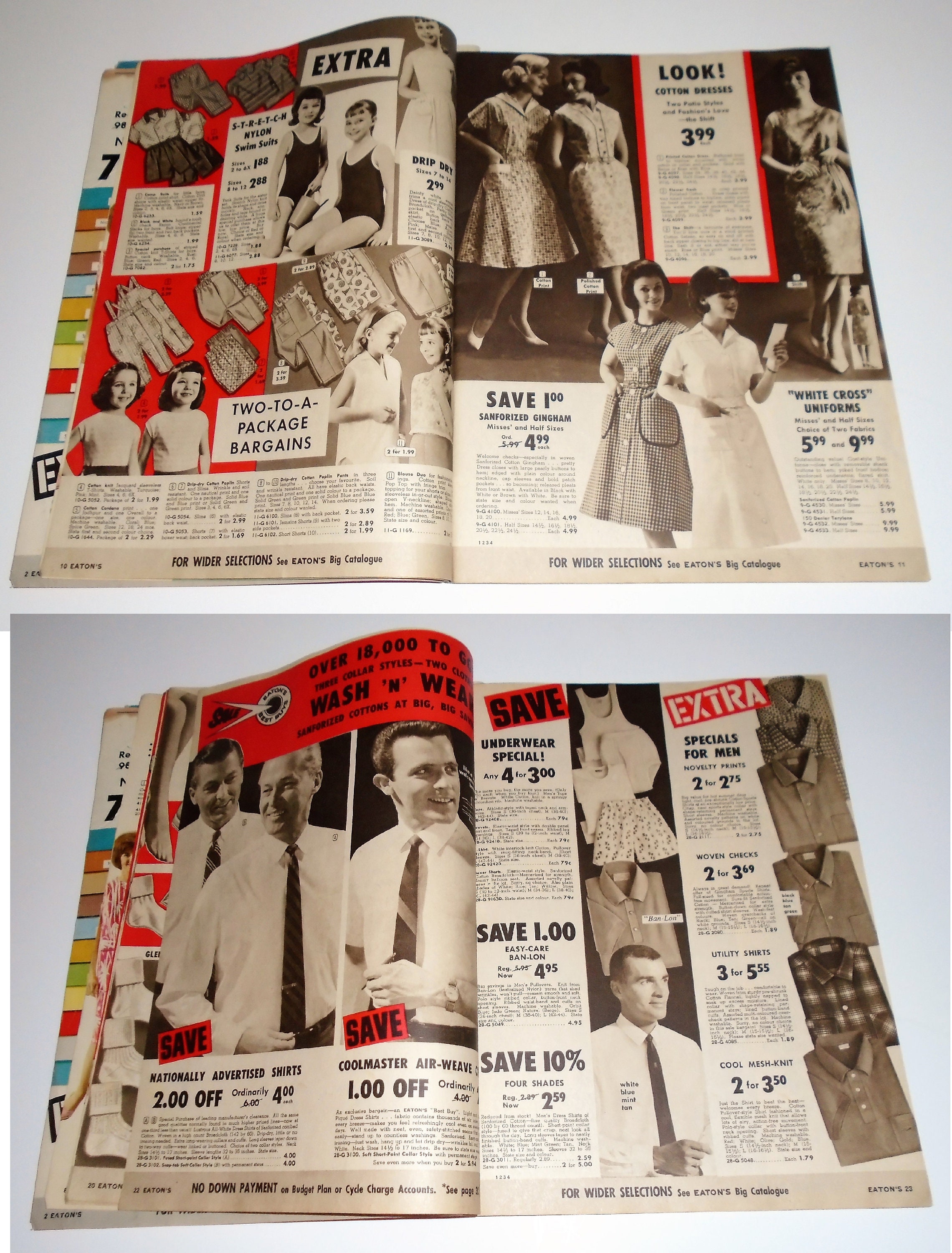 1963 Eaton's Catalogs Summer and Fall Sales 60s Fashions Etsy Canada