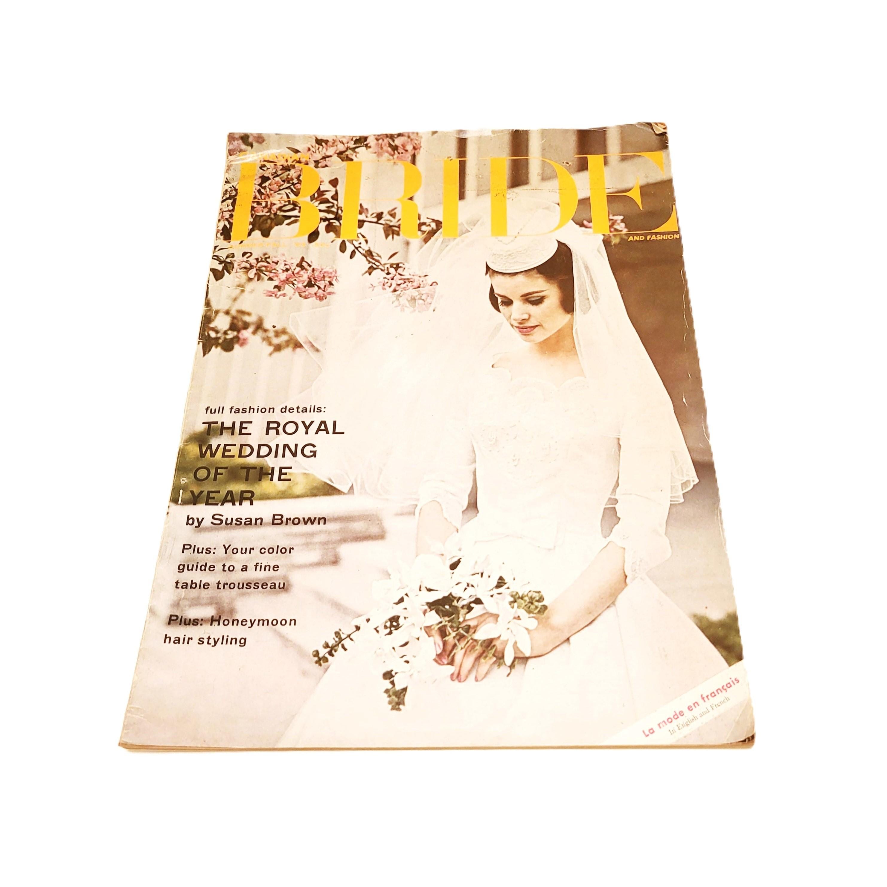 1963 Bride Magazine Summer Vintage Wedding Dresses and Ads