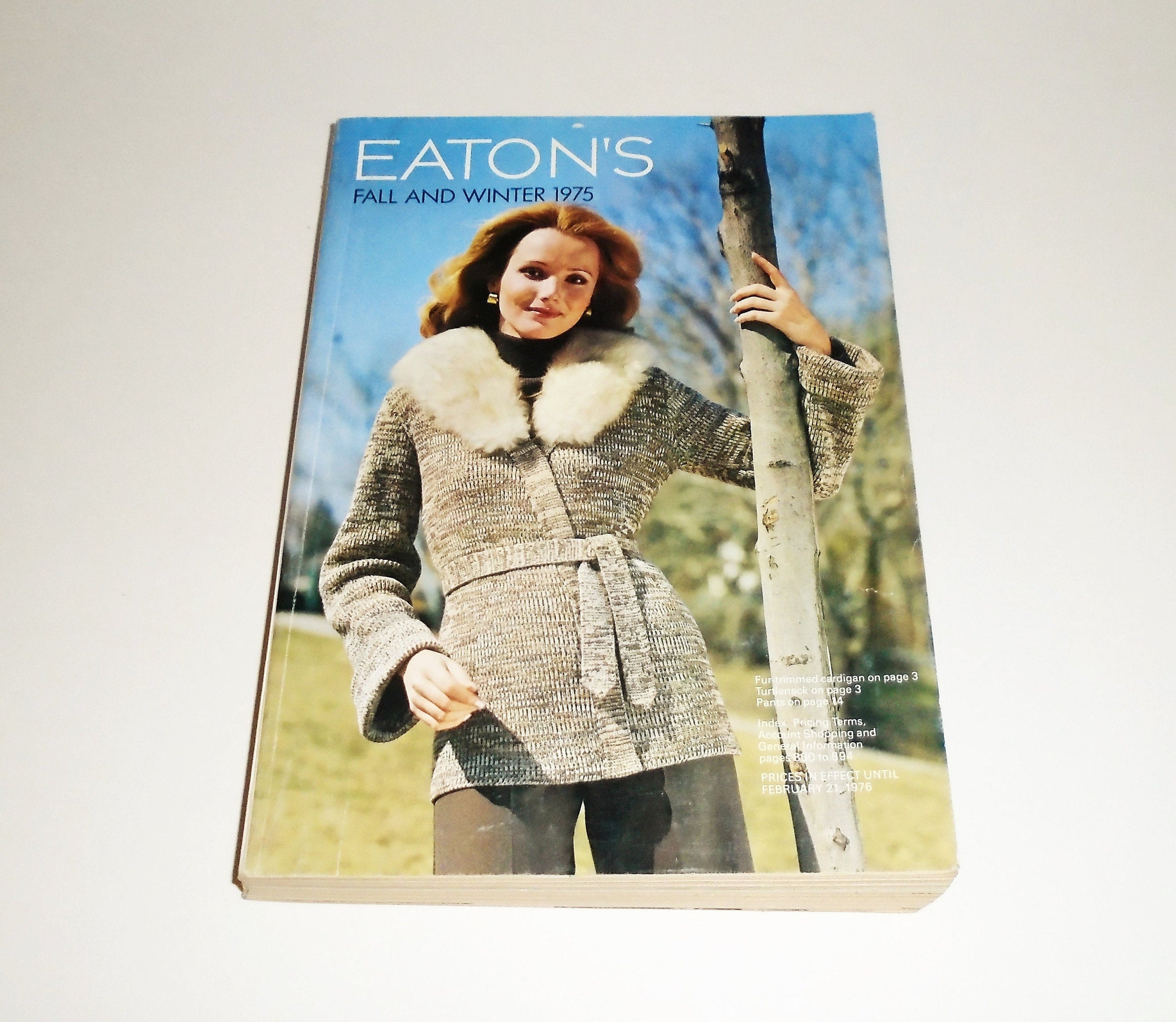 1975 Eatons Catalog Fall and Winter Vintage Store Catalog Etsy UK