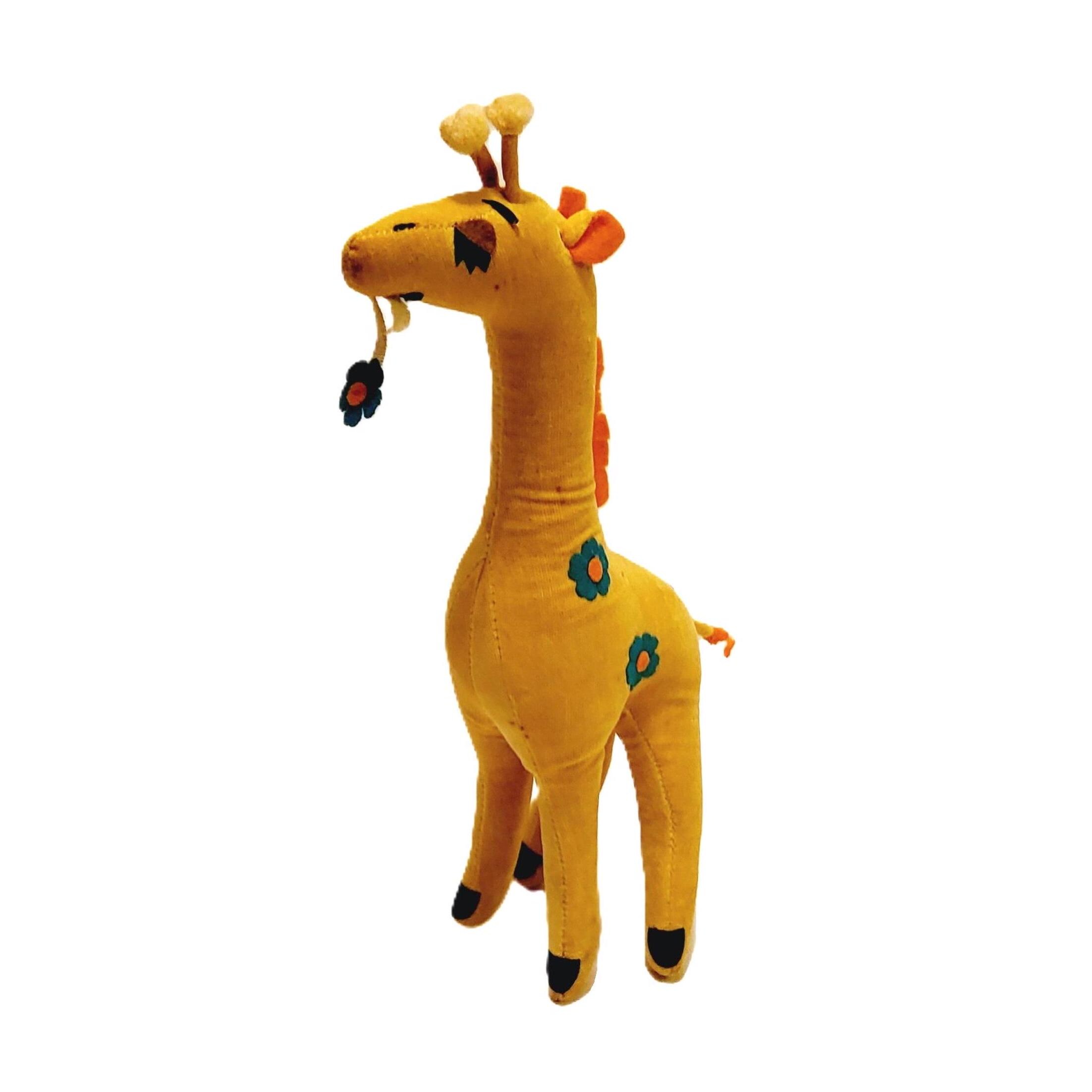 ジッピー ラバーフェイス ヴィンテージ ぬいぐるみ Dakin アメトイ 60s Dakin Dream Pets Gypsy Giraffe With Flower Made in Japan 9.5
