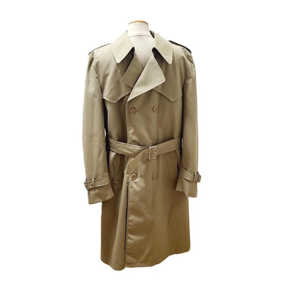 ジャケット・アウター Vintage   trench coat sullen Vintage Trench Coat Men's Classic Style in Tan by Tivol R36 Size S