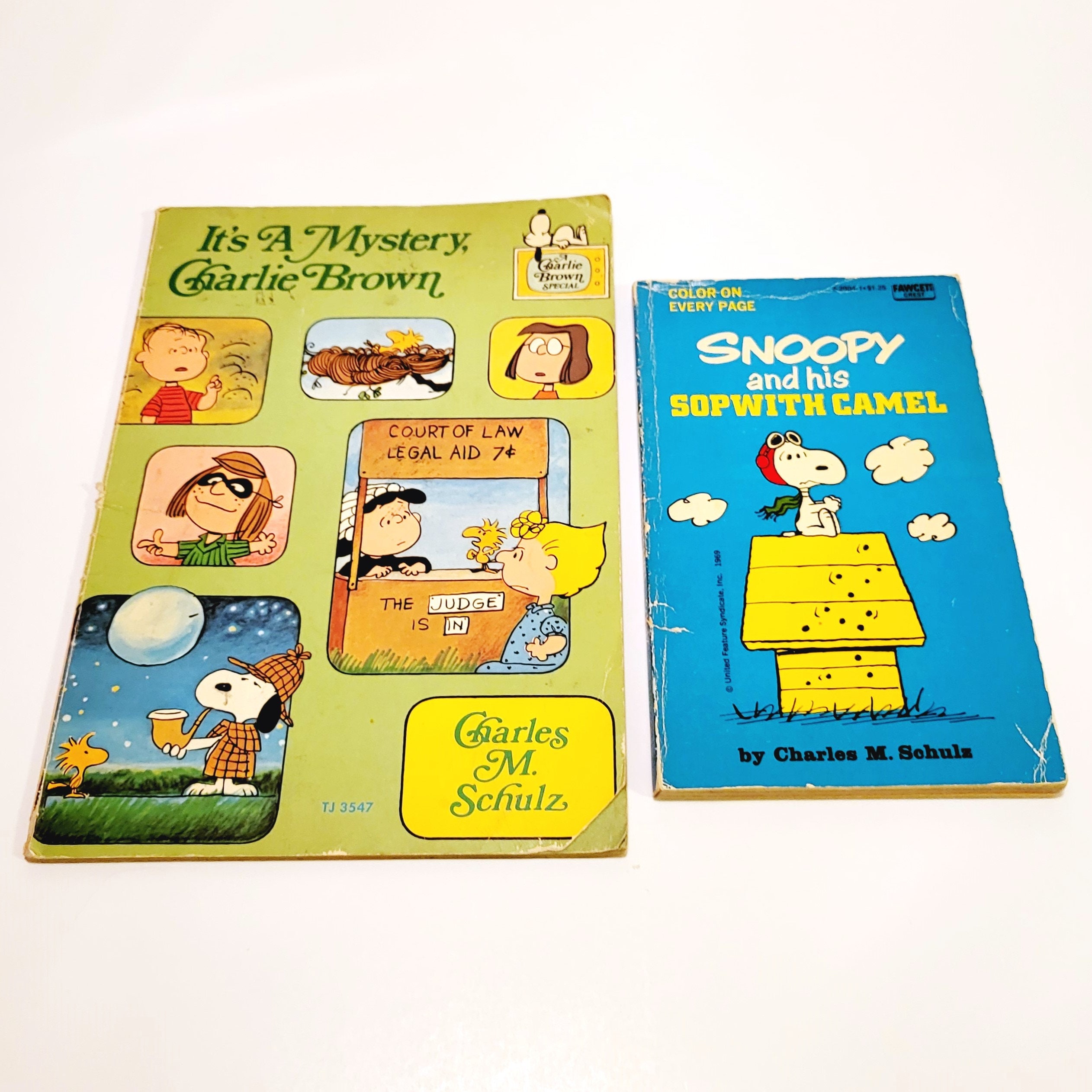 Vintage Peanuts Books Snoopy Sopwith Camel and Writing Life 5pc - Etsy