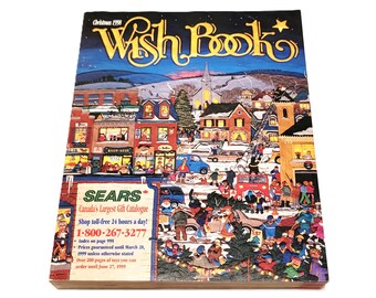 Sears Canada Wish Book 1998 Christmas Catalog Department Store Advertising