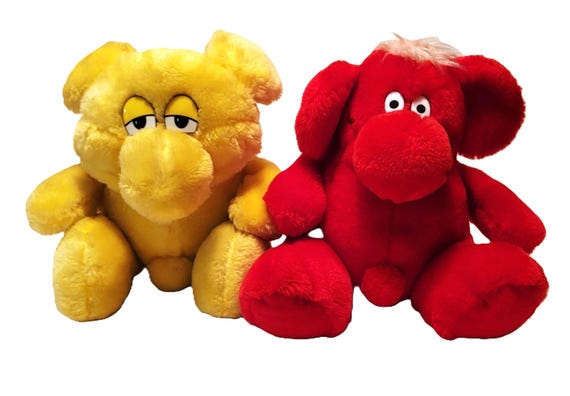 Kodak Kolorkins 1989 Plush Figures 5pc Advertising Promos 10