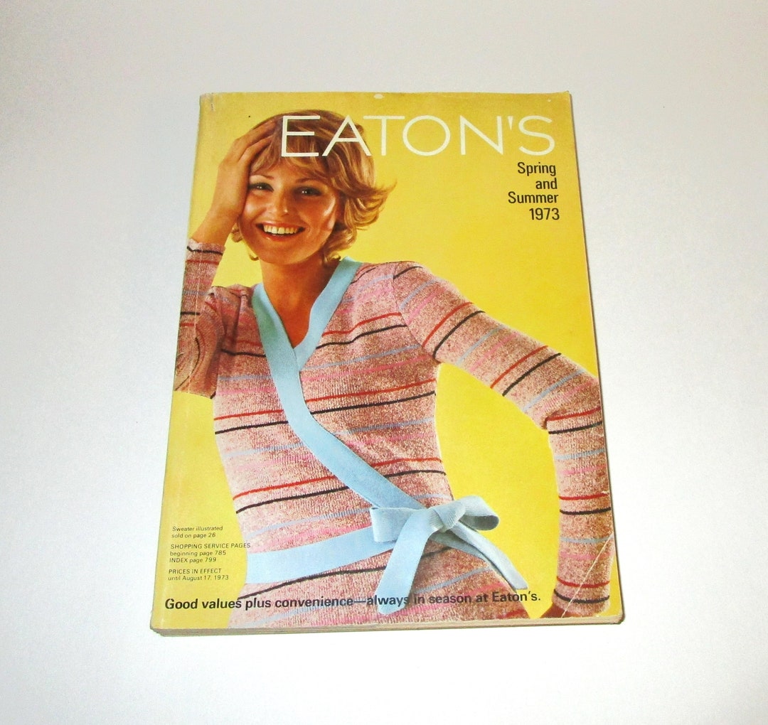 1973 Eatons Catalog Spring and Summer 70s Fashion Advertising Etsy