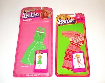 1981 Barbie Dresses Superstar Era My First Barbie and Best Buy NIP On Choice