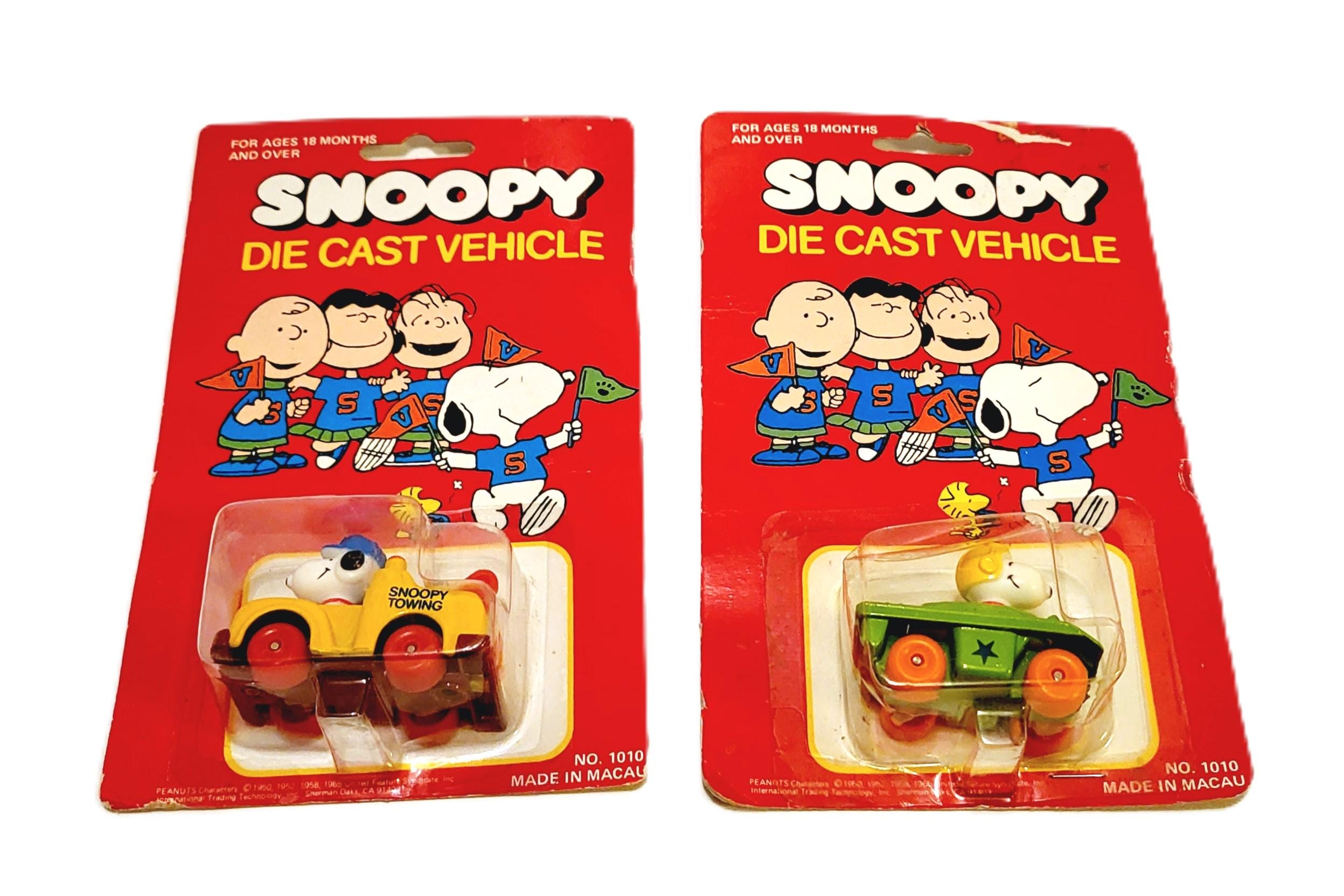 70s Snoopy Die Cast Vehicles Tank and Tow Truck 2pc NIP - Etsy