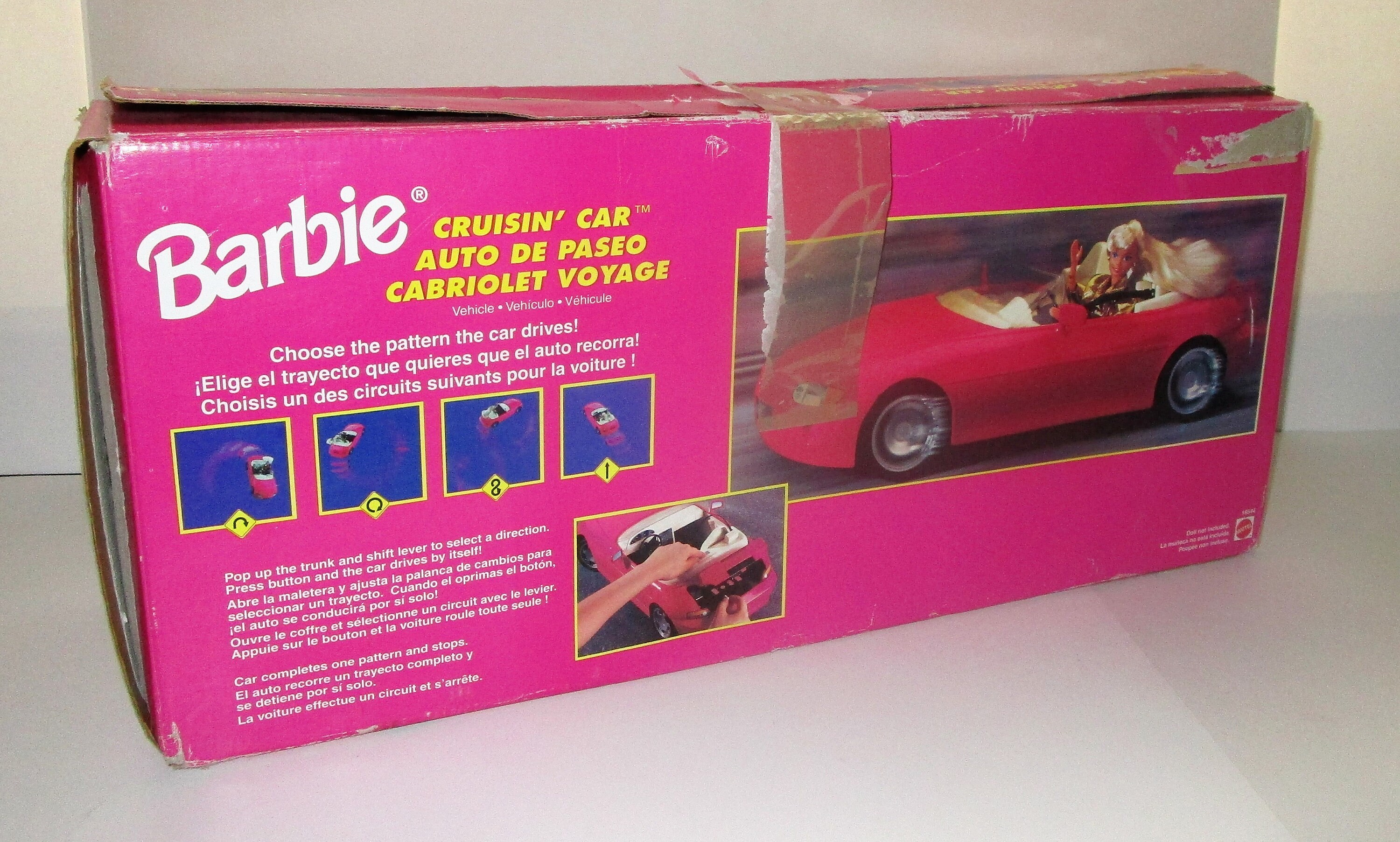 sessie Gevoel olie 1996 Barbie Car Pink Convertible Cruisin' Car No 16544 in - Etsy Finland