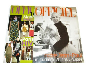 May 1999 L'Officiel Magazine Couture Fashion with Gaultier Extra