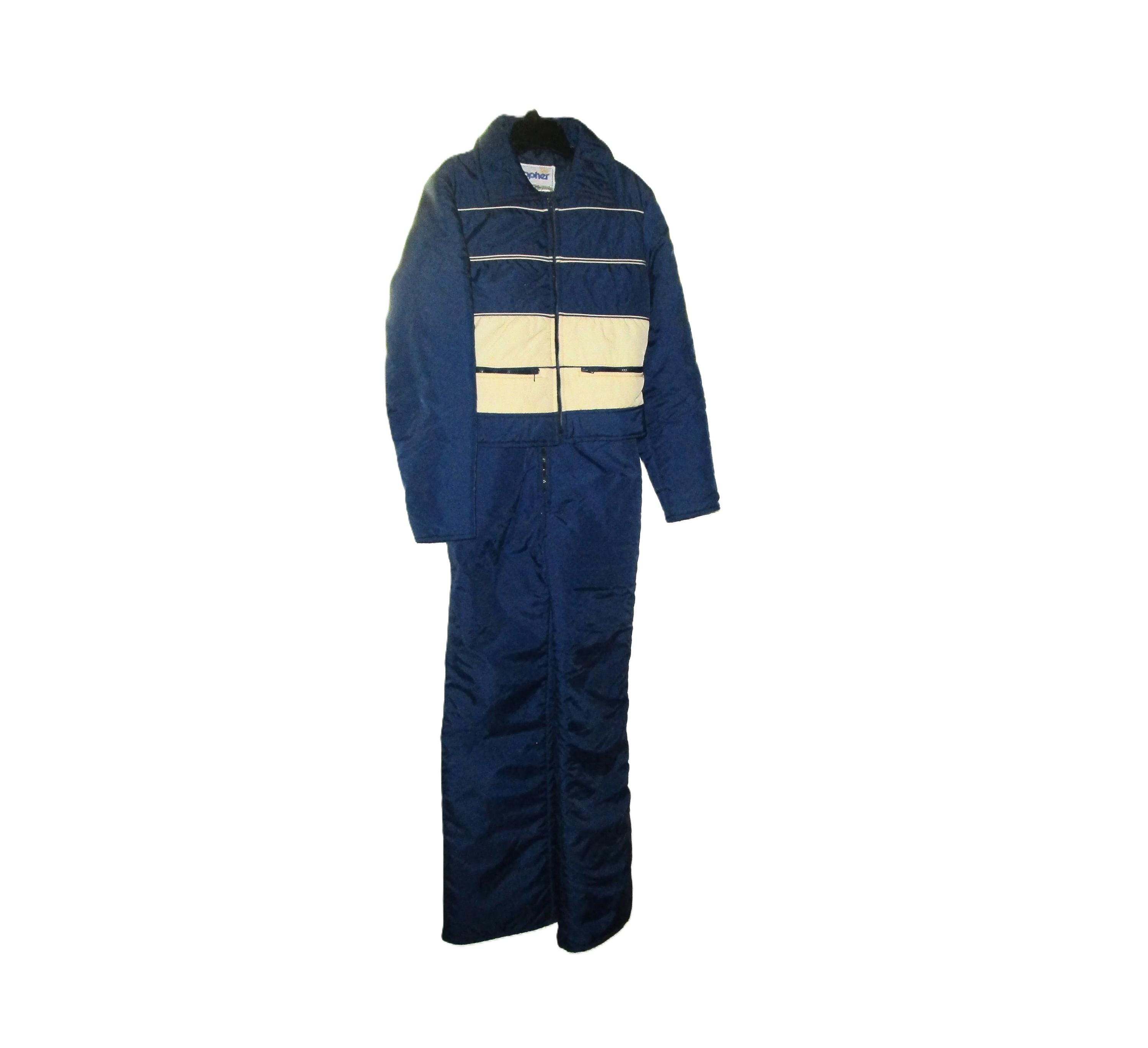 70s Ladies Snowsuit M Topher Ski Jacket and Snow Pants