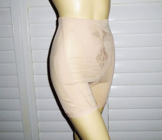 Vintage Panty Girdle Boutique 80s Beige Girdle M
