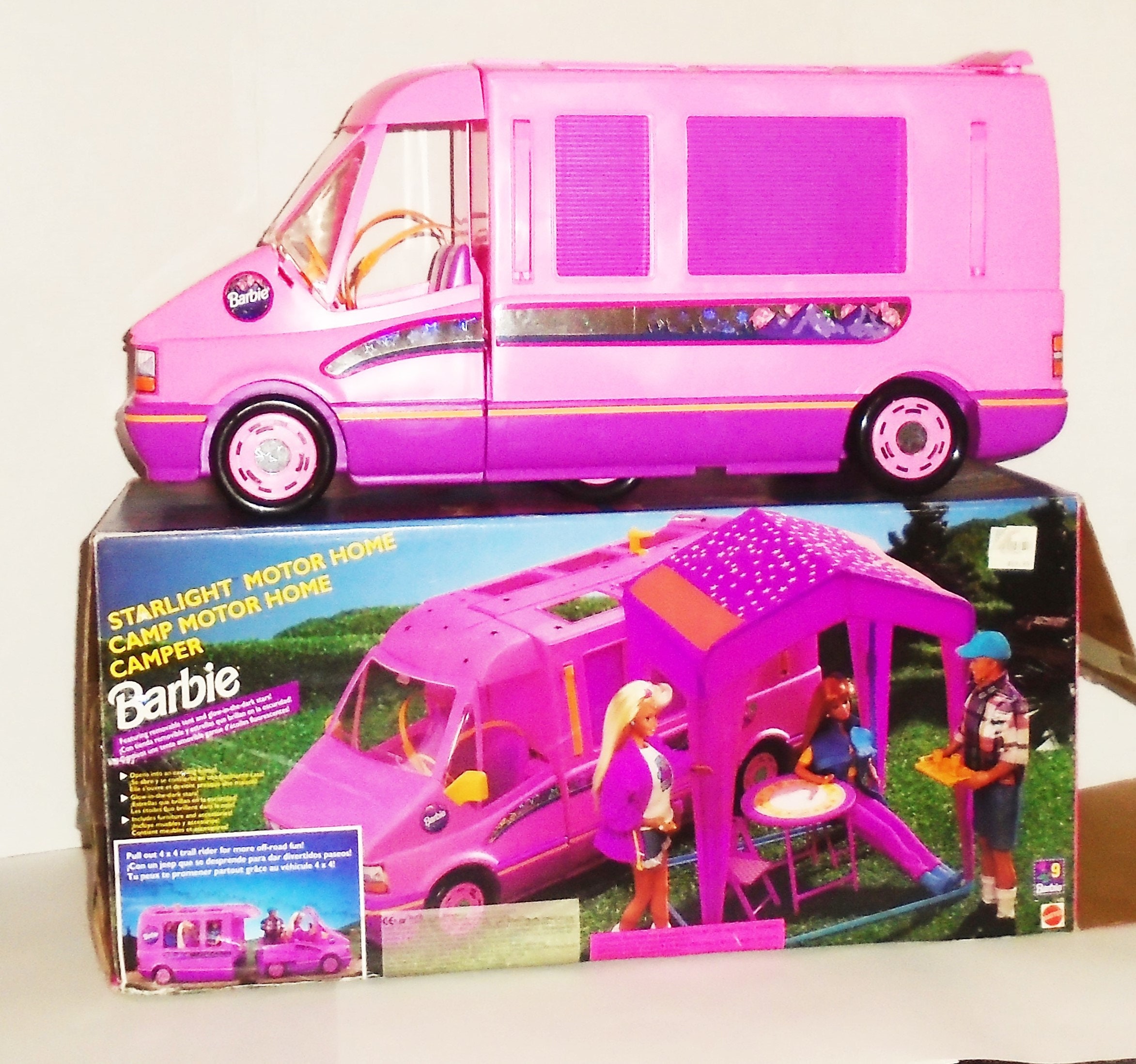 Autenticación vendaje Jugar con 1993 Barbie Camper Starlight Motor Home en caja como nueva - Etsy España