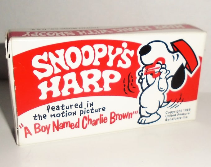 1969 Snoopy's Harp Vintage Peanuts Harp Instrument NIB - Etsy