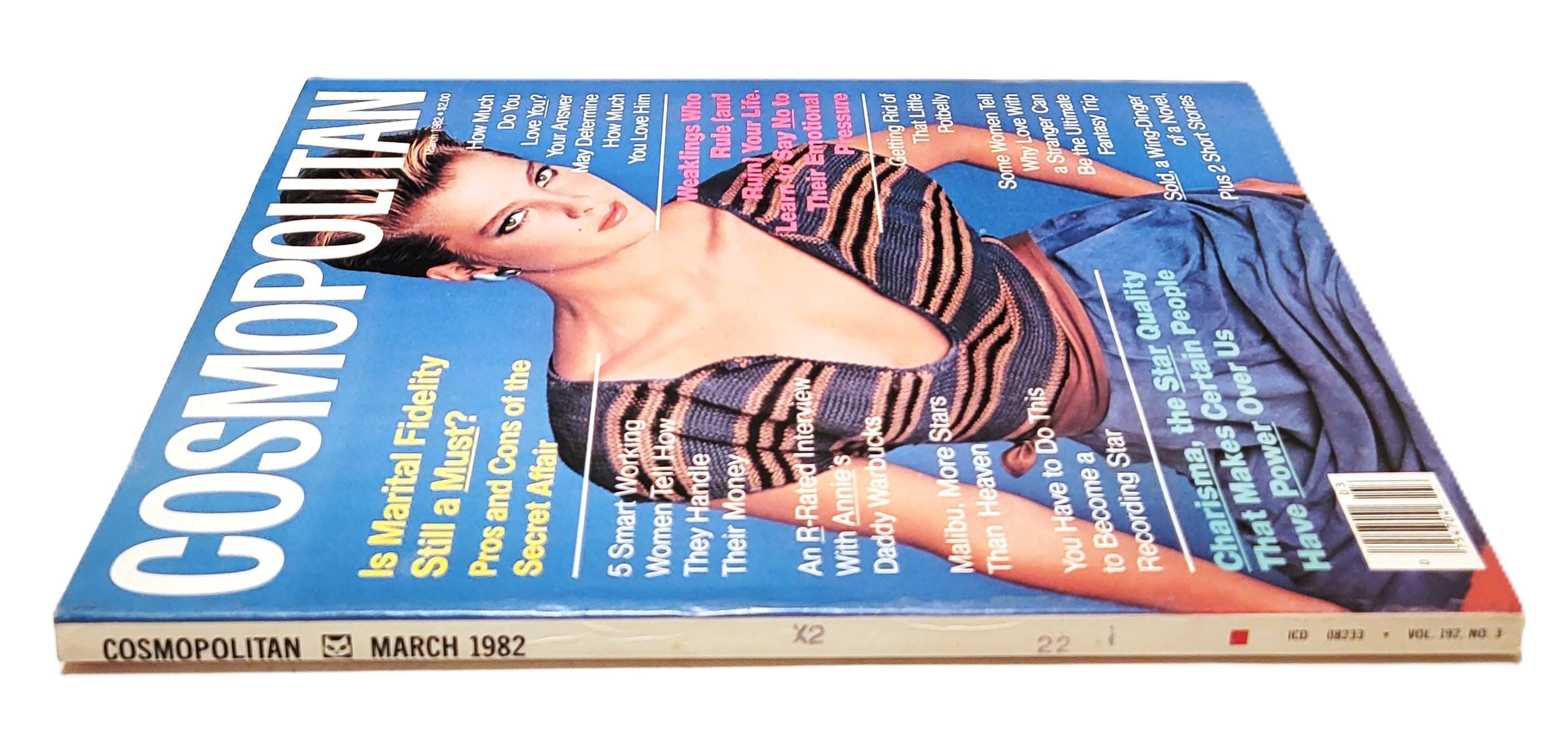 Cosmopolitan March 1982 Cosmo Magazine Donna Stia Cover - Etsy