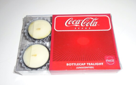 Vintage Coke Candles With Bottle Cap Tea Lights and Coasters