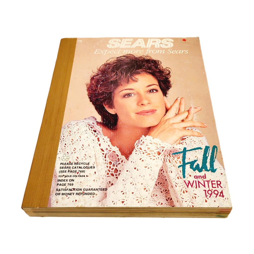 1994 Sears Catalog Fall and Winter Hardcover Counter Book Unused Etsy