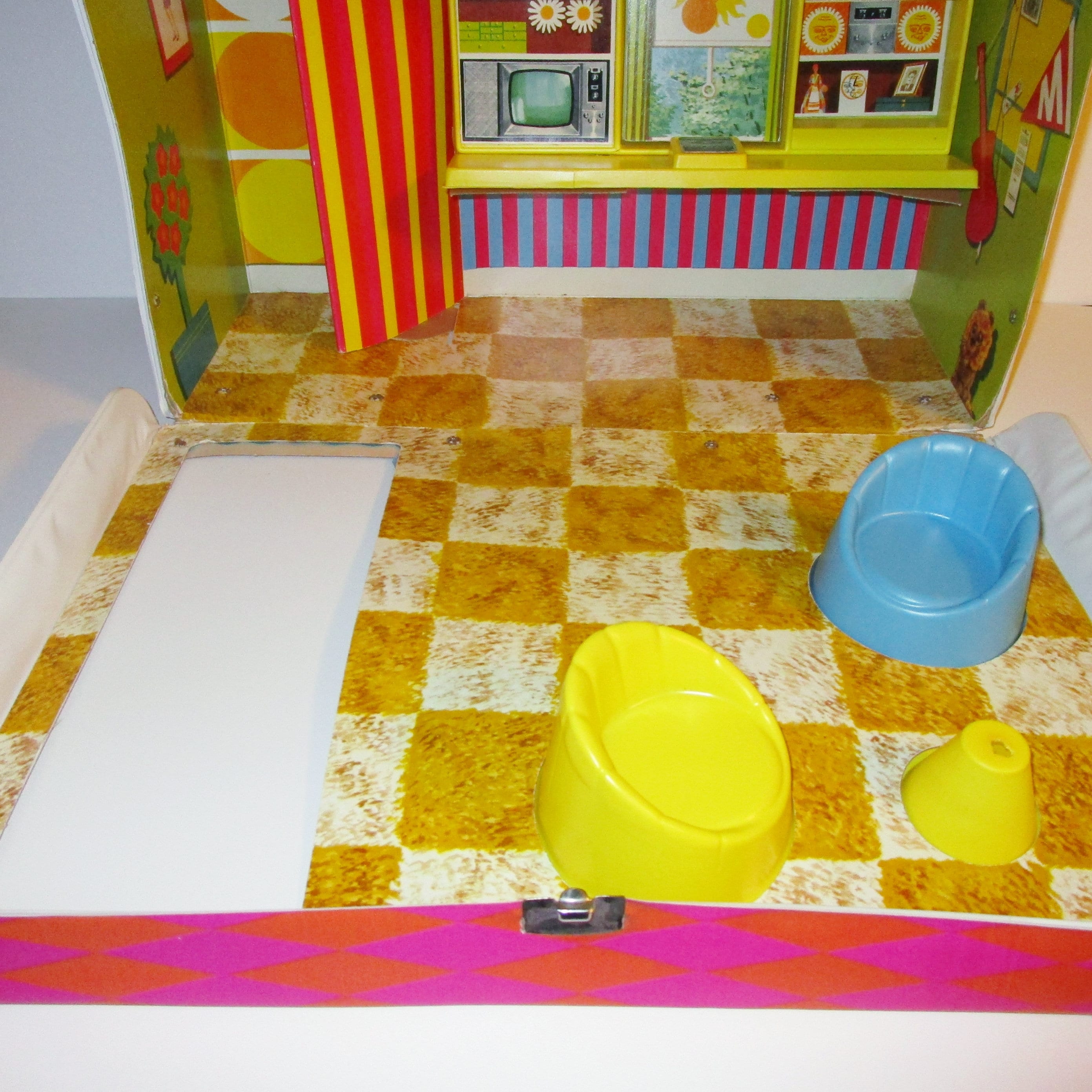 1965 Francie House Vintage Barbie Dollhouse Fold Out Case Etsy