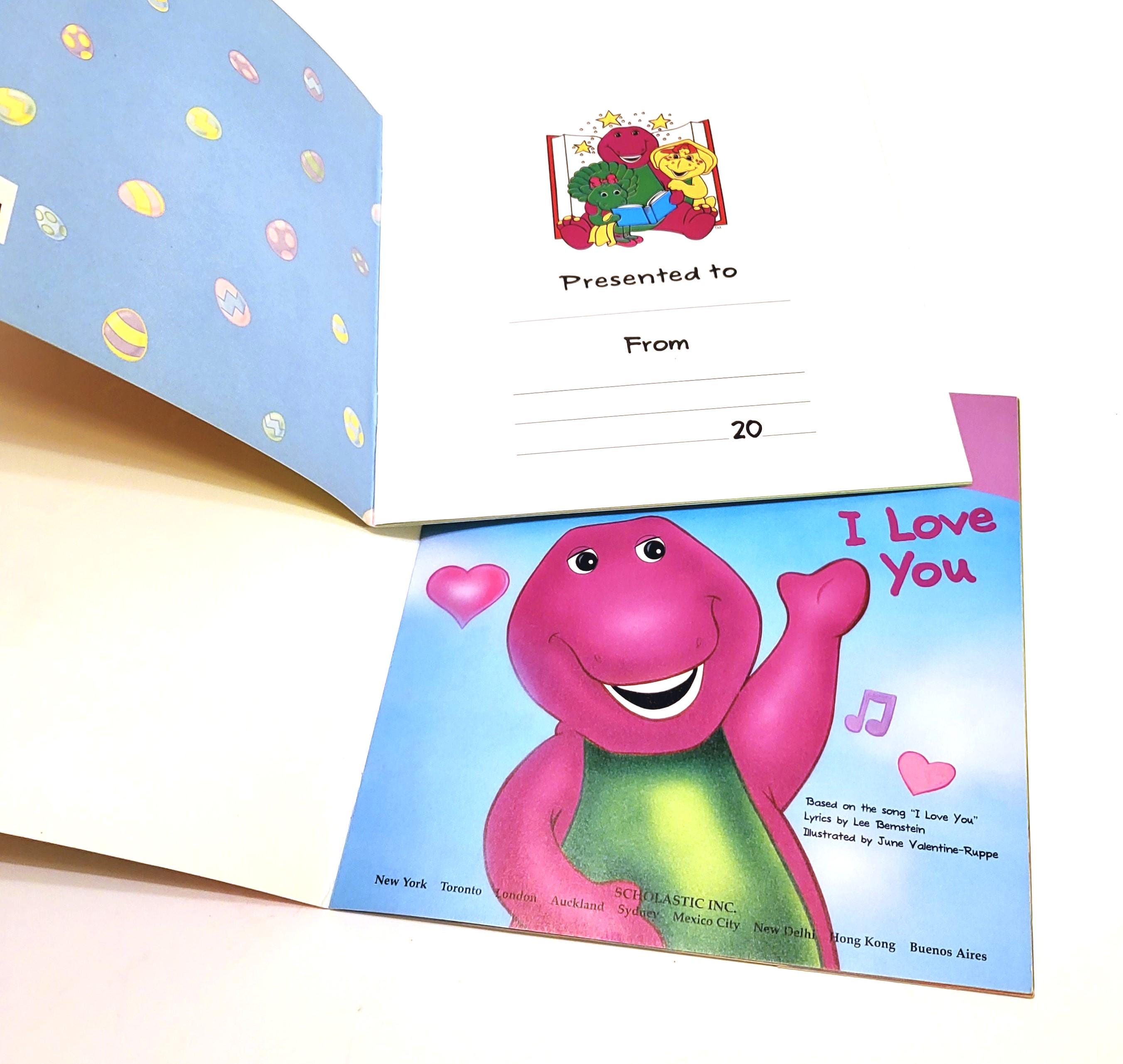 Vintage Barney Books Lot of 7 Softcovers Sing-alongs Book of Hugs - Etsy