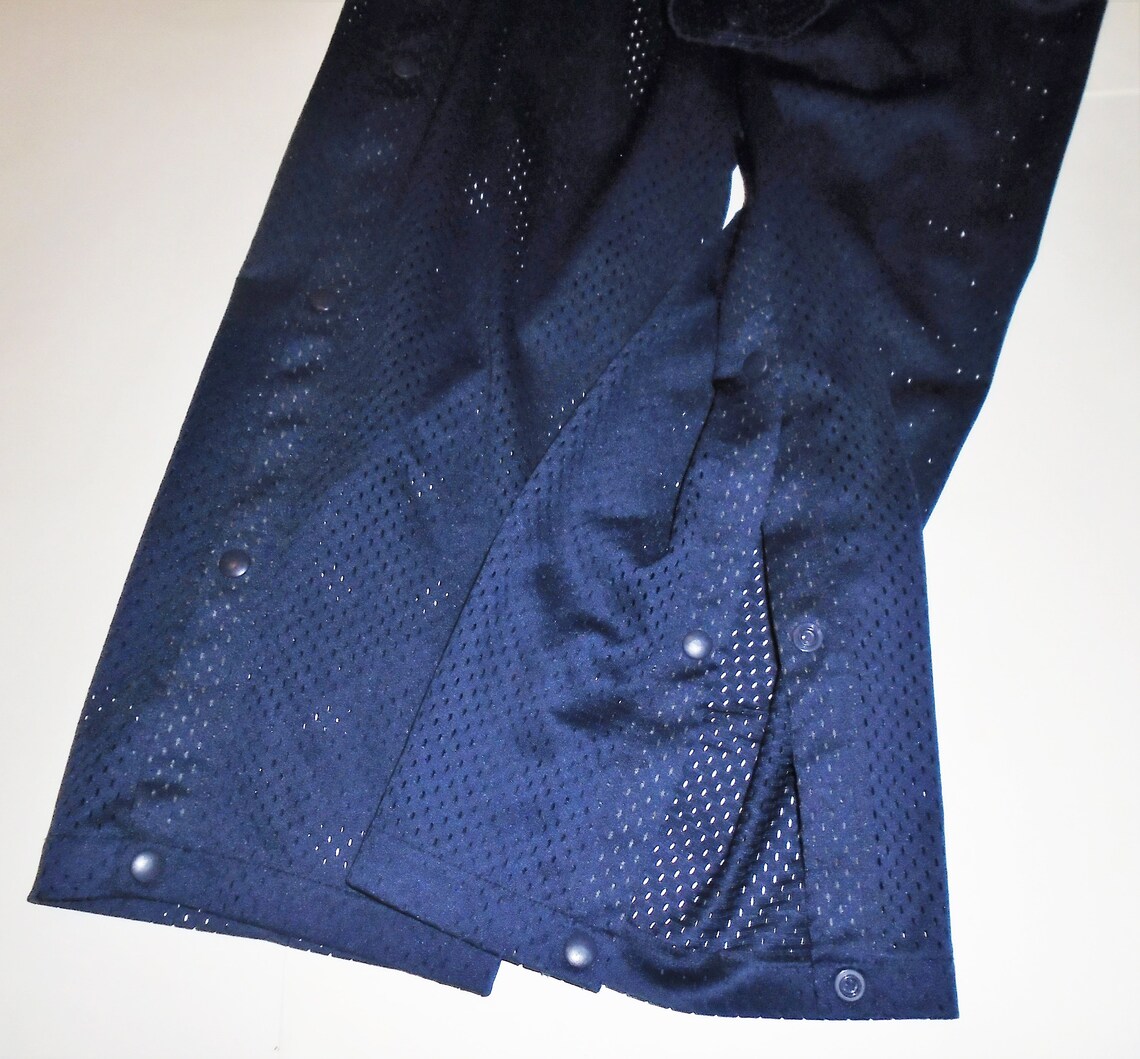 blue vintage nike track pants