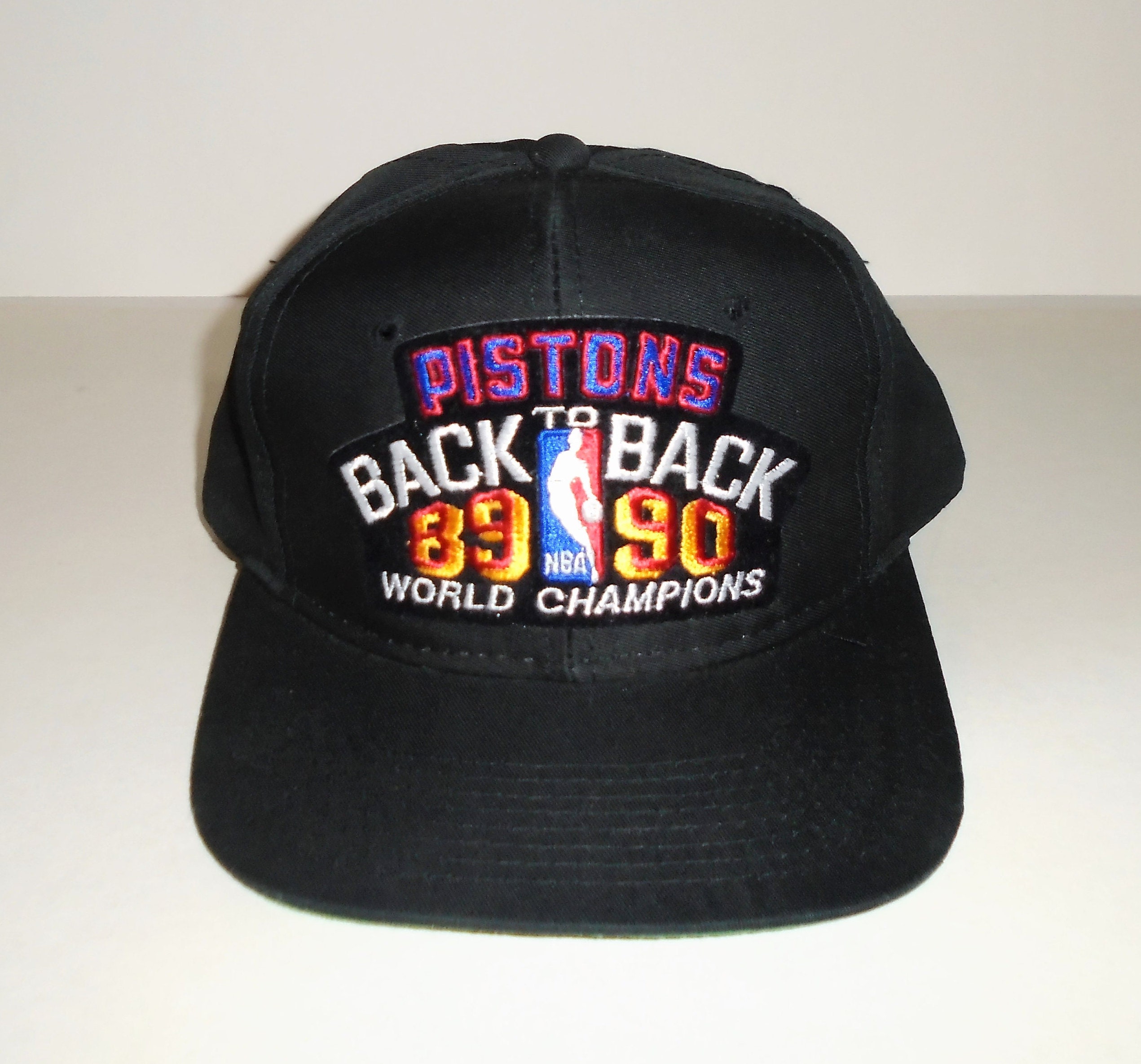 1989 Detroit Pistons Hat Snapback NBA 