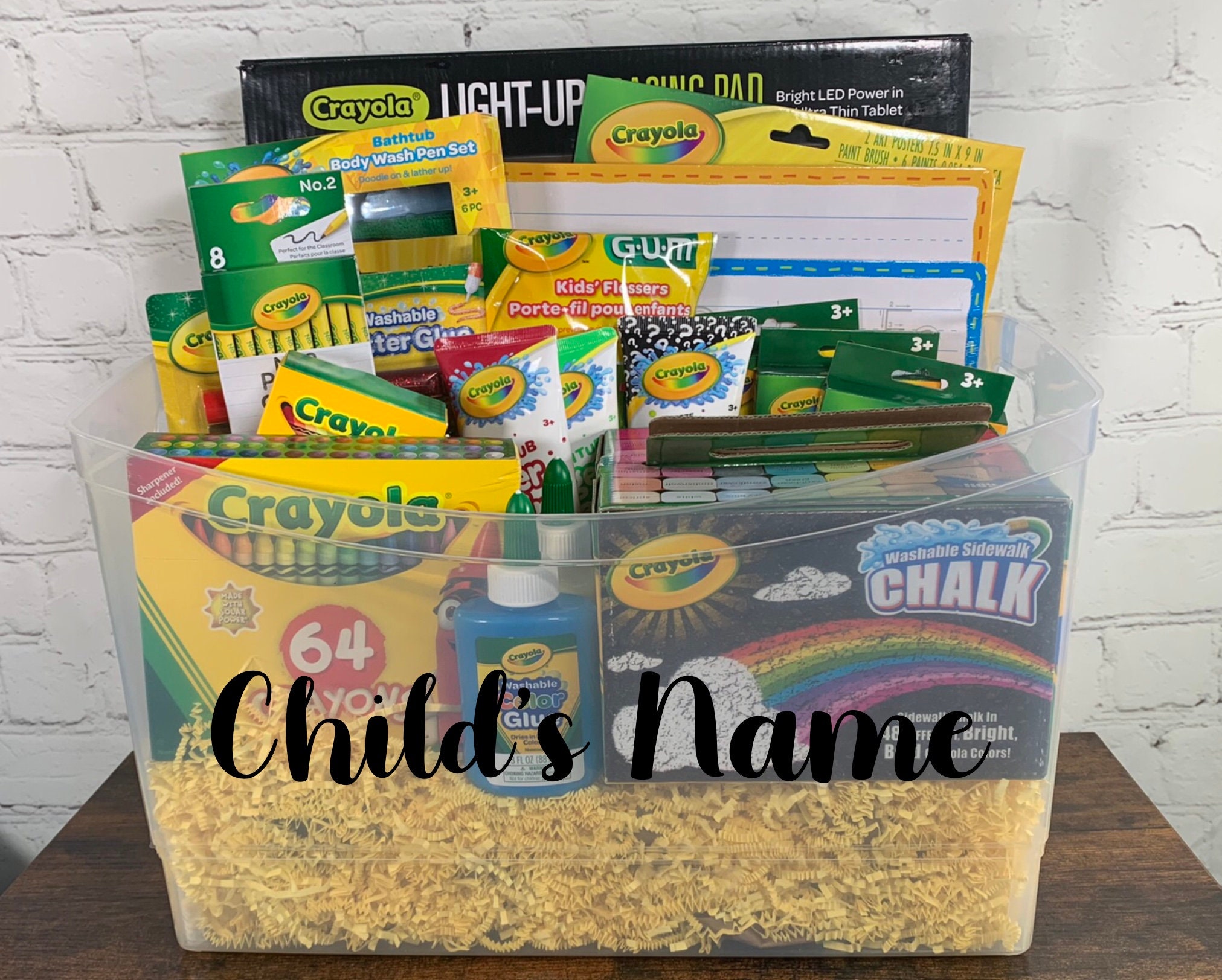 Crayola hotsell gift baskets