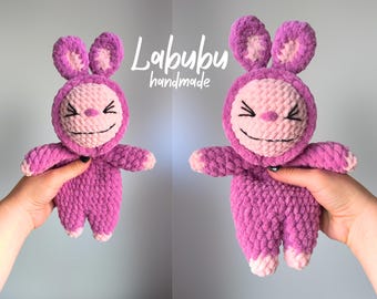 Labubu hecho a mano - Amigurumi Felpa / Lindo Regalo / Crochet Labubu / Labubu Amigurumi / Labubu Decor / Labubu regalo / Regalo hecho a mano