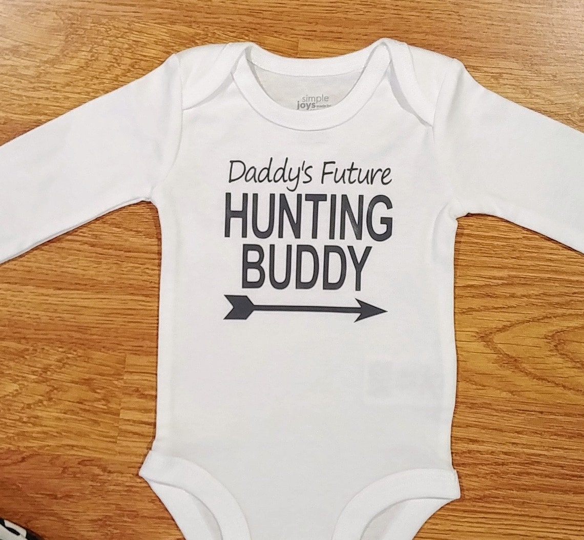 Daddy's Future Hunting Buddy Baby Boy Going Home Outfit - Etsy