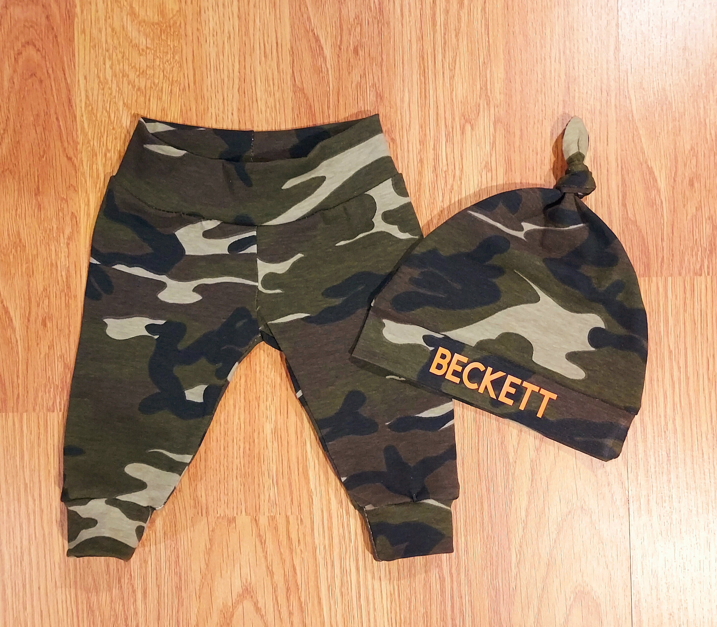 Camo Pants Leggings 100% Cotton Knit/jersey Camouflage Hunter Boy Girl Kids  Newborn 3 6 9 12 18 Months 2T 3 4 5 6 