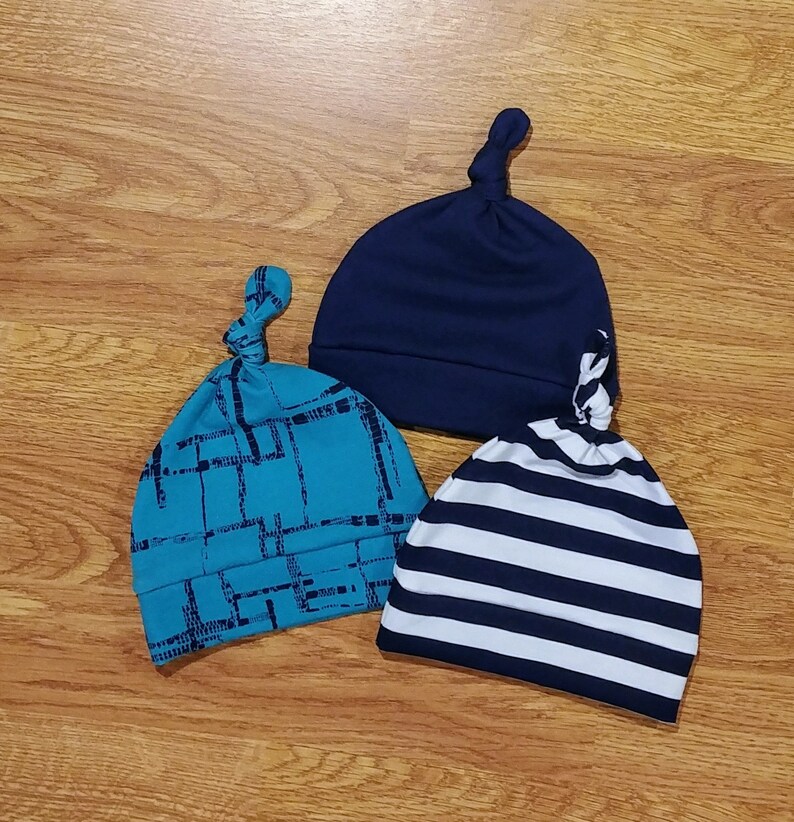 baby boy knot hat