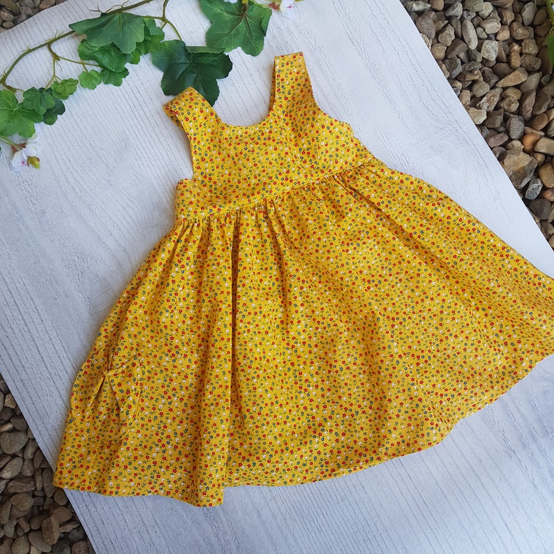 yellow country dress