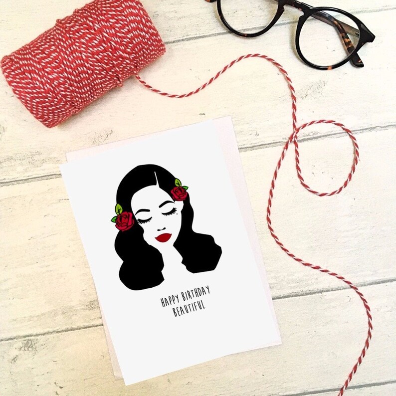 Beaux Cheveux Noirs Joyeux Anniversaire Carte Burlesque Etsy Beaux Cheveux Noirs Joyeux Anniversaire Carte Burlesque Etsy