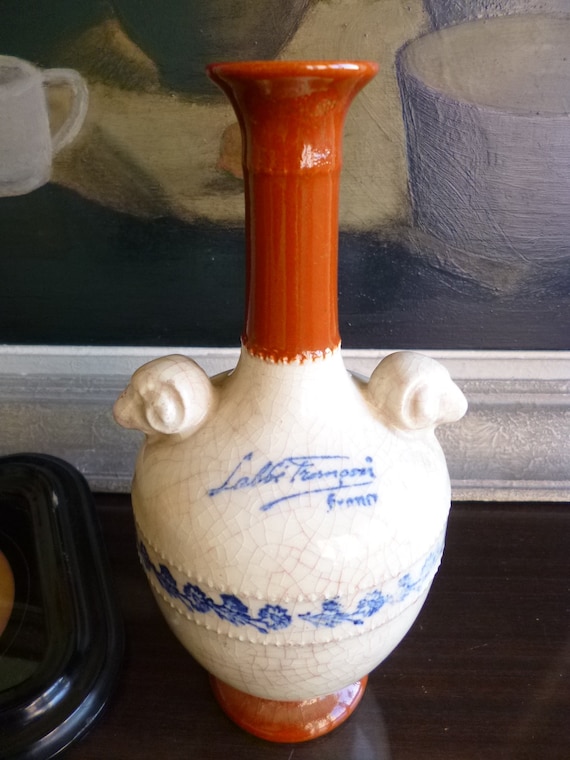 Bebe Liqueur Bottle Francois Ceramic Cracked Belier Heads Etsy