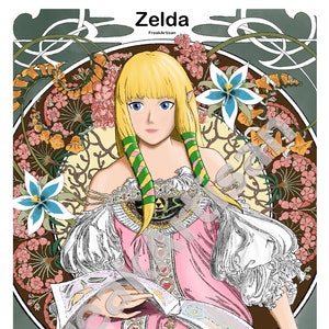 Zelda Skyward Sword arte digital, descarga instantánea, Videojuegos imagen 1