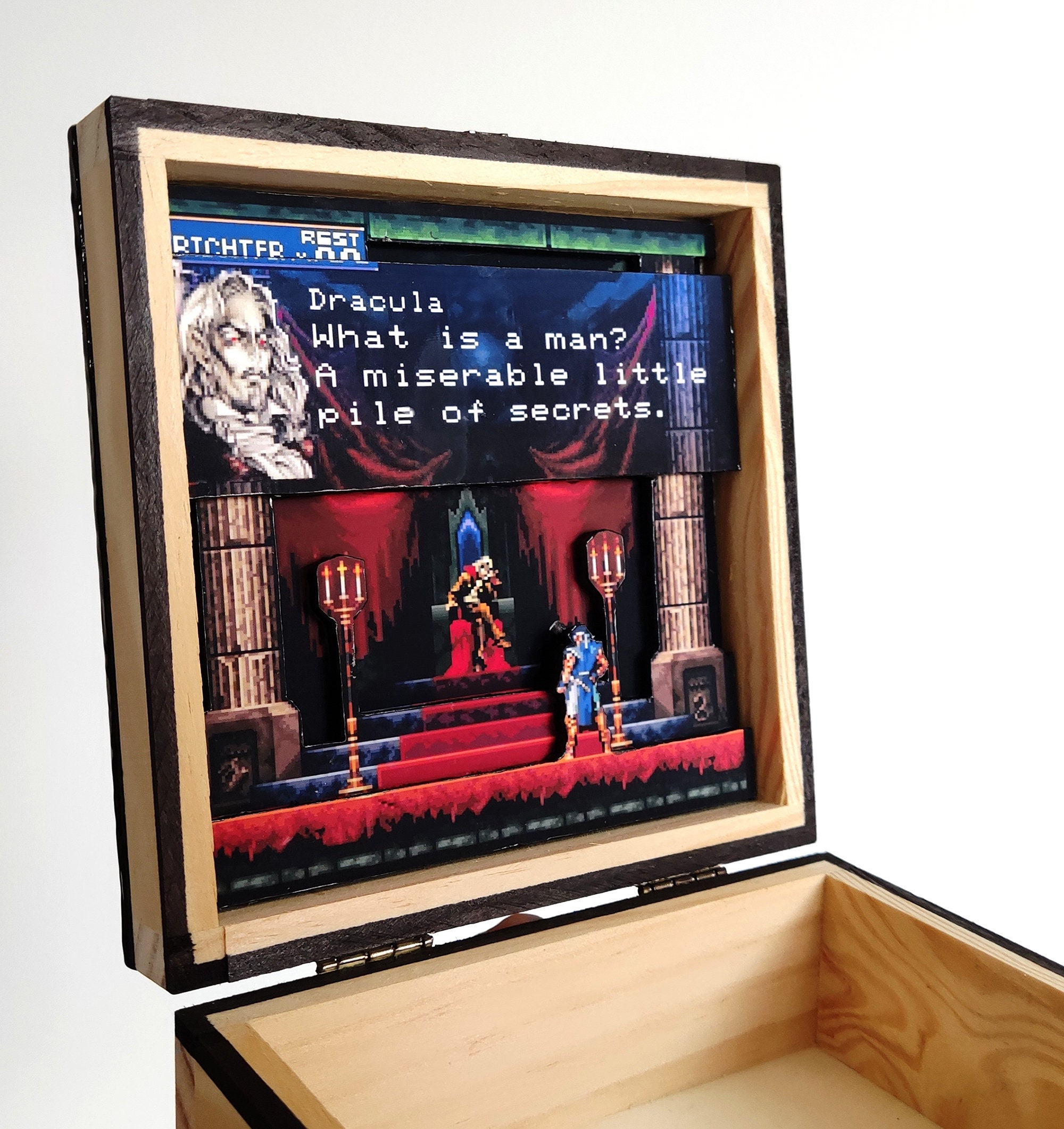 Castlevania Diorama Box. Castlevania Symphony of the Night SOTN Art ...