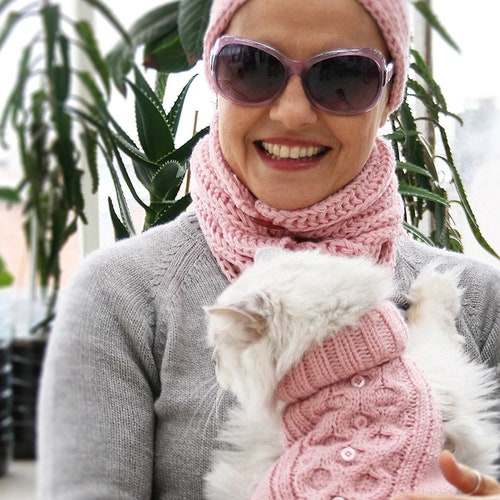 Cable Pattern Beige Matching Clothes for Pet and Owner Beige Etsy