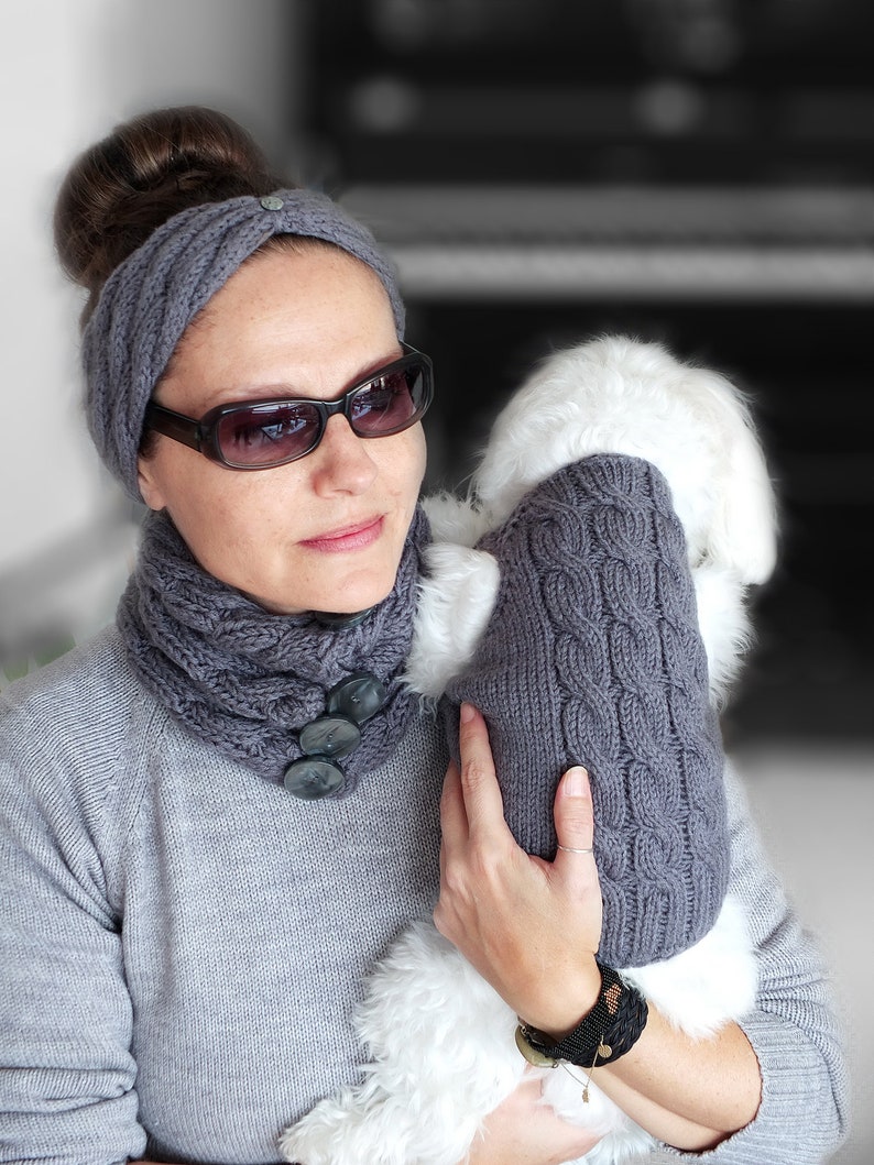 Cable Pattern Beige Matching Clothes for Pet and Owner Beige Etsy