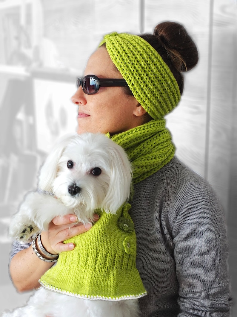Lime Green Flowered Matching Clothes for Dog and Owner Green Etsy