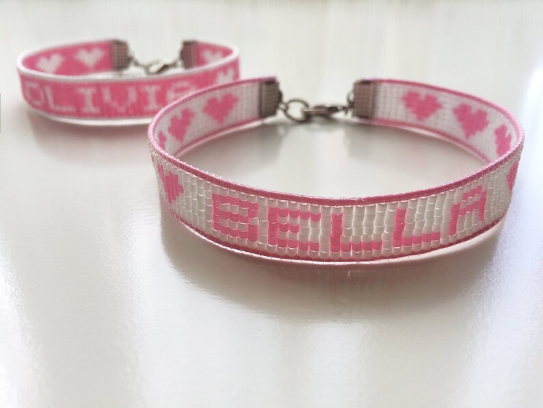 Personalized Collar for Cat and Matching Bracelet for Human Etsy