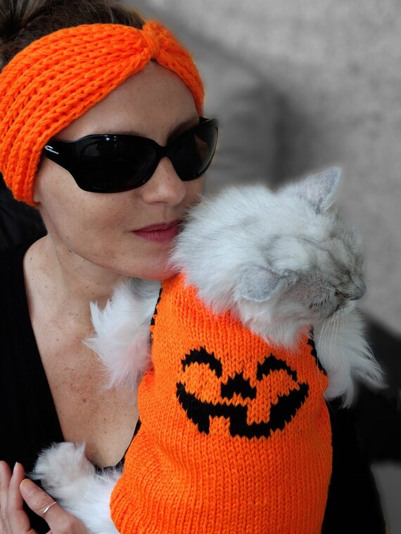 halloween cat sweater