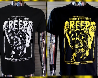 Night Of The Creeps DIY Punk Flyer T-shirt