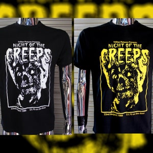 Night Of The Creeps DIY Punk Flyer T-shirt