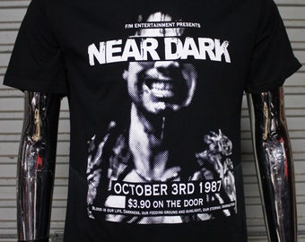 Near Dark  DIY Punk Flyer T-shirt